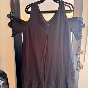 Black loose dress